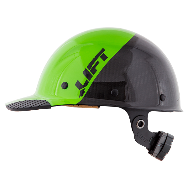 Lift Safety DAX Green Fifty 50 Carbon Cap Style Hard Hat from GME Supply